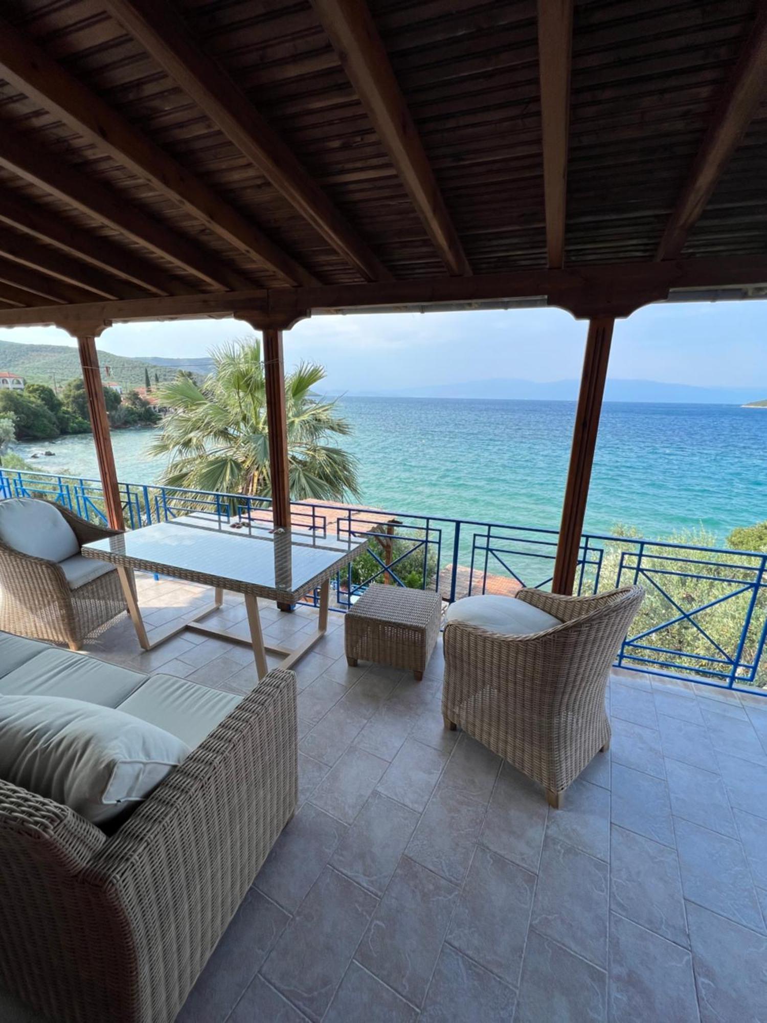 Villas Nies Seaside Appartments Sourpi ภายนอก รูปภาพ